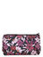 Trousse triangle Flowers Noir