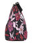 Trousse triangle Flowers Noir