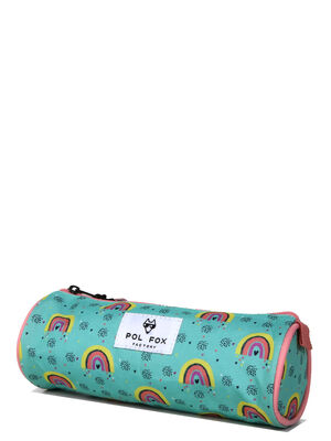 Trousse Pol Fox Rainbow Rose/Vert