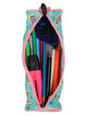 Trousse ronde Rainbow Rose/Vert