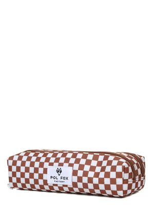 Trousse Pol Fox Skate - 2 compartiments Moka