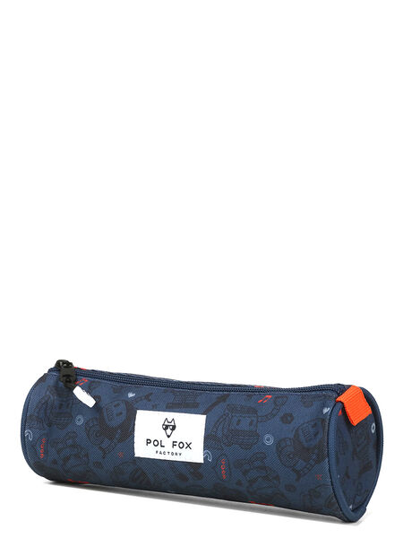Trousse ronde Robot Bleu