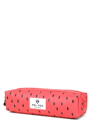 Trousse Pol Fox Tutti Frutti - 2 compartiments 15035#Rouge