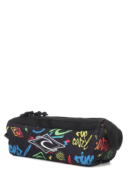 Trousse ronde Shock Wave - 2 compartiments Multicolor