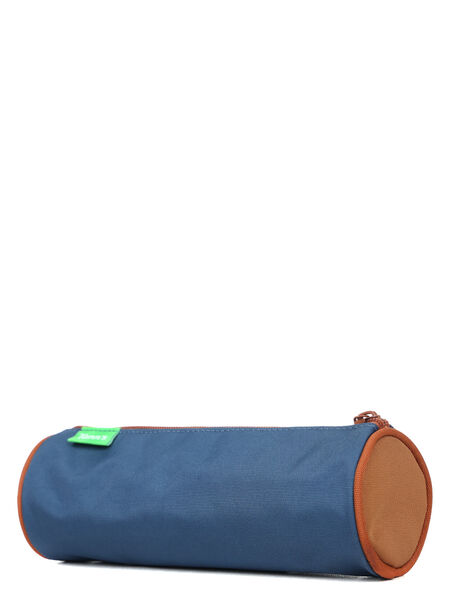 Trousse ronde Nils Bleu/Camel