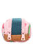 Trousse Caroline - 2 compartiments Vert/Rose