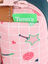 Trousse Caroline - 2 compartiments Vert/Rose