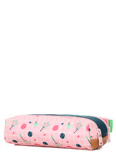 Trousse Tann's Caroline - 2 compartiments Vert/Rose