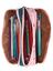 Trousse Caroline - 3 compartiments Vert/Rose