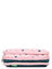 Trousse Caroline - 3 compartiments Vert/Rose