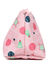 Trousse triangle Caroline Vert/Rose