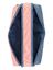Trousse Jane - 2 compartiments Corail/Bleu