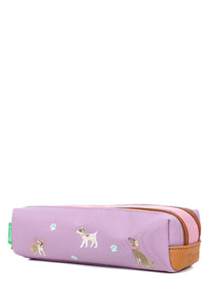 Trousse Tann's Mila - 2 compartiments Violet/Rose