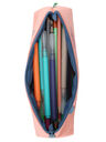 Trousse triangle Jane Corail/Bleu
