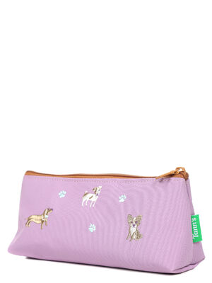 Trousse triangle Tann's Mila Violet/Rose