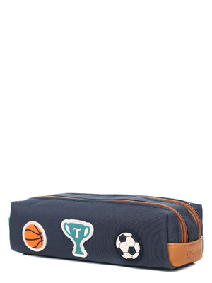 Trousse Tann's Paco - 2 compartiments Bleu