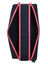 Trousse Les Fantaisies Amy - 2 compartiments Marine