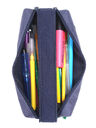 Trousse Anthony - 2 compartiments Bleu