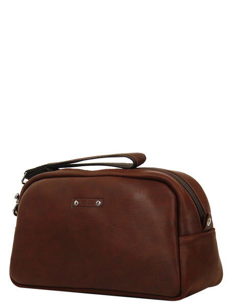 Trousse de toilette Baroudeur 28 cm Cognac