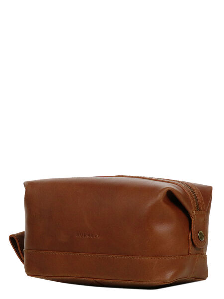 Trousse de toilette Vintage Riley Cognac