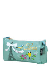 Trousse de toilette Derrire la porte Helen Je t'aime Bleu