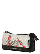 Trousse de toilette Derrire la porte Helen Chic Blanc Noir