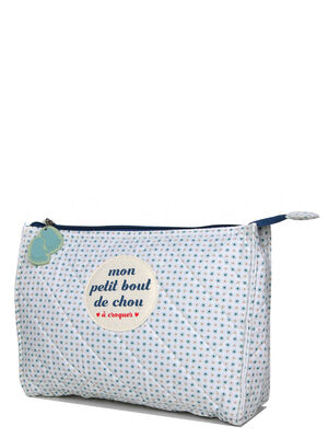 Trousse de toilette Derri�re la porte Celia Mon Petit Bout de Chou Gar�ons Bleu