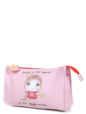 Trousse de toilette Derri�re la porte Maggy Quand Je Serai Princesse Rose