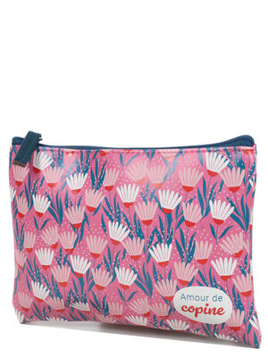 Trousse de toilette Derri�re la porte Paix Un Amour de Copine Rose