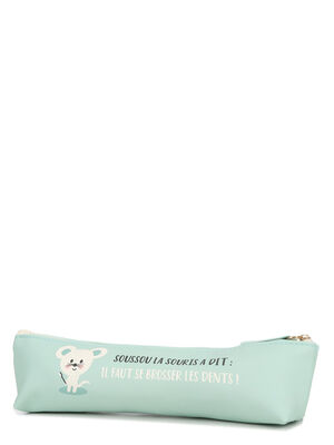 Trousse de toilette Derri�re la porte Lou Soussou la Souris Vert