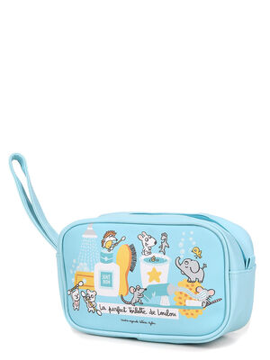 Trousse de toilette Derri�re la porte Enzo Loulou Bleu