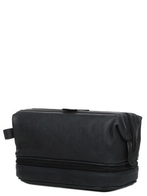 Trousse de toilette G�rard H�non Vintage - 2 compartiments Noir