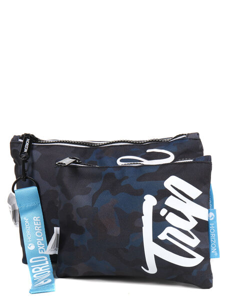 Set de 2 trousses de toilette Road Trip Camo Blanc