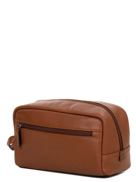 Trousse de toilette Attitude Marron