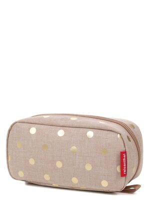 Trousse de toilette Reisenthel Multicase Metallic Dots Coffee