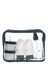 Trousse de toilette transparente + Flacons Midnight Blue