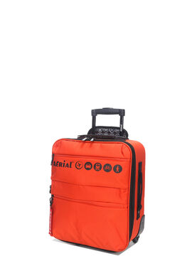 Valise cabine underseat souple extensible Basic 2 - 45 cm - 2 roues Orange Noir