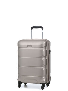 Valise cabine rigide extensible Nashira 55 cm Champagne