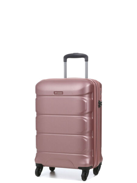 Valise cabine rigide extensible Nashira 55 cm Rose Gold