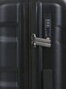 Valise rigide extensible Nashira 66 cm Noir