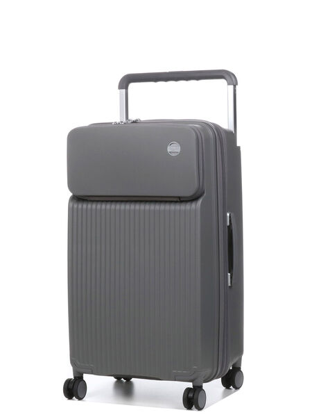 Valise rigide extensible Alrakis 69 cm Gris Fonc�