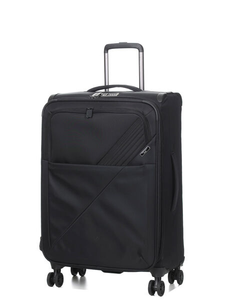 Valise souple extensible Toliman 67 cm Noir