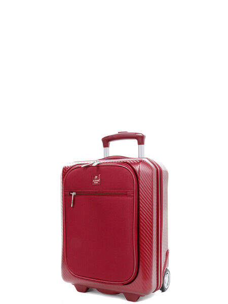 Valise cabine hybride extensible Ganymède 44 cm Rouge