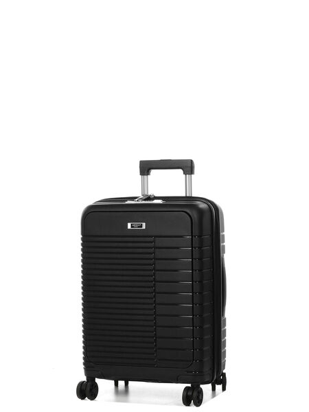 Valise cabine rigide extensible Orion 55 cm - Poche Frontale Noir