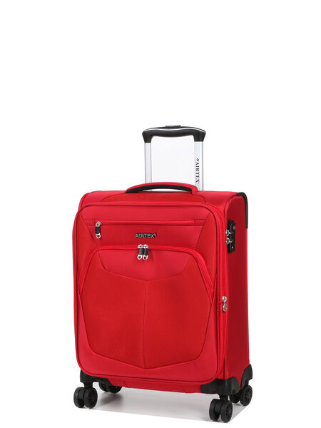 Valise cabine souple extensible Boréal 53 cm Rouge