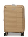Valise cabine rigide extensible Orion 55 cm - Poche Frontale Champagne