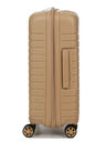 Valise cabine rigide extensible Orion 55 cm - Poche Frontale Champagne
