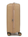 Valise cabine rigide extensible Orion 55 cm - Poche Frontale Champagne