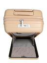 Valise cabine rigide extensible Orion 55 cm - Poche Frontale Champagne