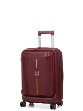 Valise cabine rigide Aquila 55 cm - Poche Frontale Bordeaux